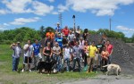Thirty students ready for trail building